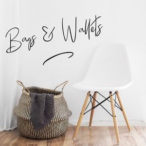 Bags & Wallets start HERE!